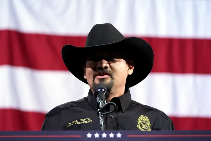 Art Del Cueto at a Trump campaign event in 2024.