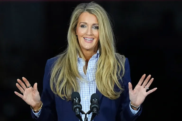 Small Business Administration administrator Kelly Loeffler speaks