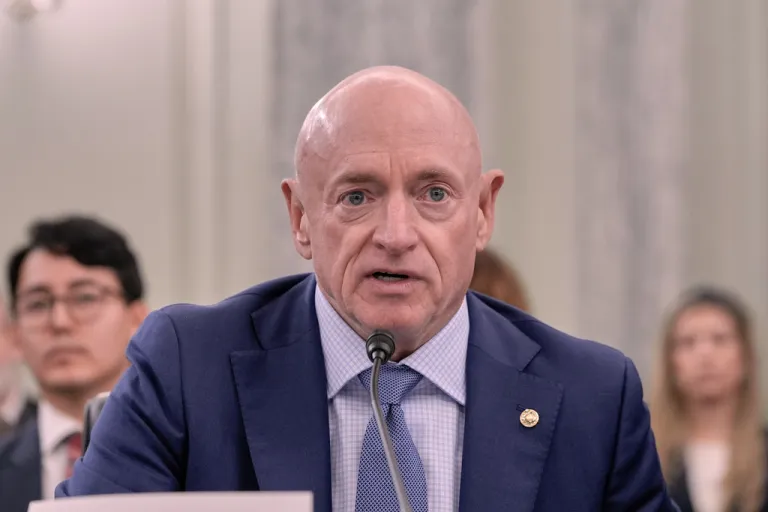 Sen. Mark Kelly, D-Ariz., speaks