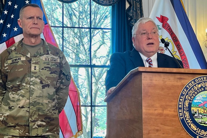 West Virginia governor provides update on Guard member shot in DC