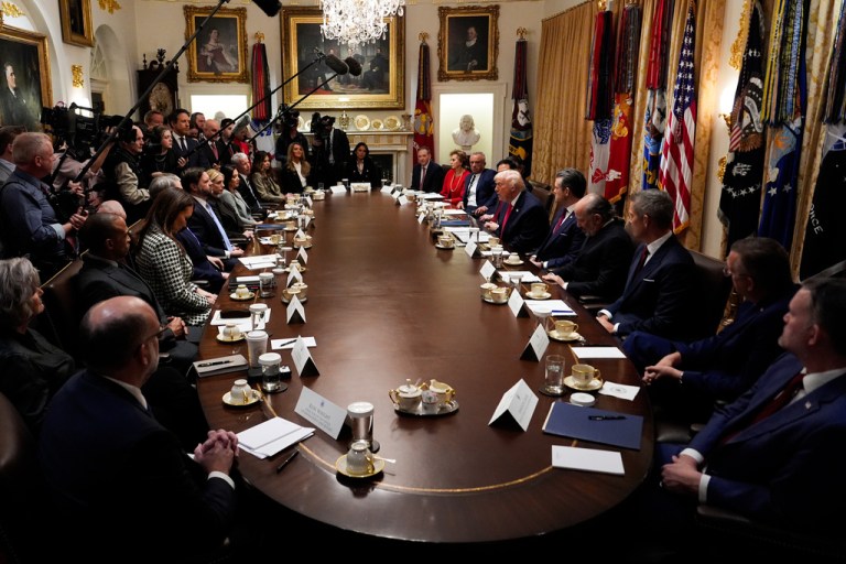 President Donald Trump’s first 365-ish days back in office have come and gone, but unlike the president’s previous first year in government, 2025 saw no Cabinet-level departures. Here's who's on the hot seat heading into 2026 (AP Photo/Julia Demaree Nikhinson)