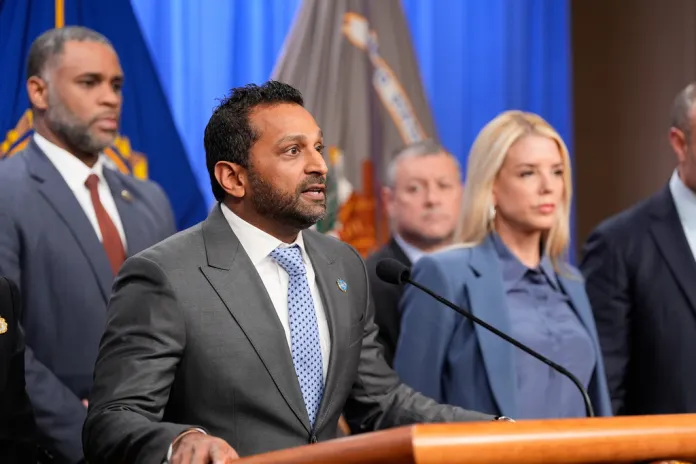 FBI director Kash Patel provides statement following the arrest of the Jan. 6, Washington D.C. pipe bomber.