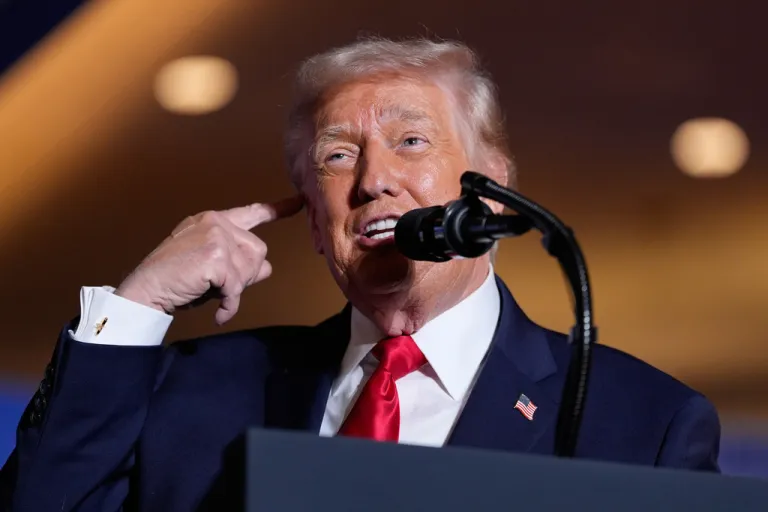 President Donald Trump President Donald Trump speaks onstage.