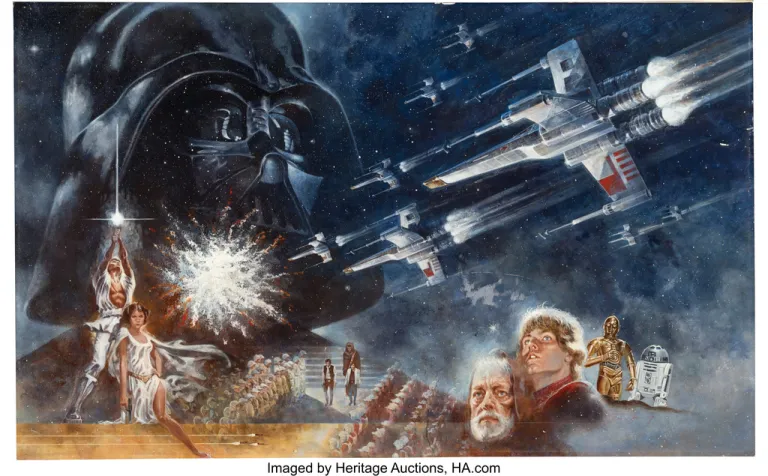 Artwork by Tom Jung created for the 1977 movie 