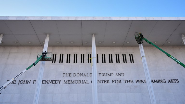 The Donald J. Trump and The John F. Kennedy Memorial Center For The Performing Arts.