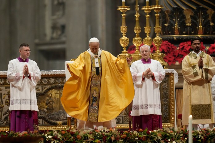 Pope Leo XIV’s first Christmas Eve Mass highlights peace
