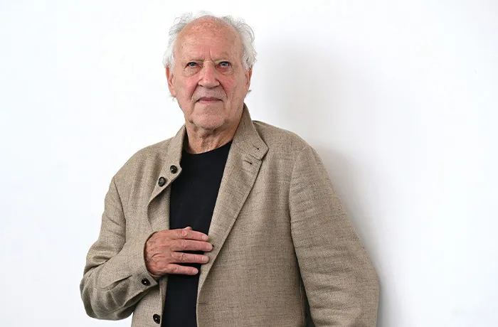 Werner Herzog attends the 82nd International Venice Film Festival on Aug. 28. (STEFANO RELLANDINI/AFP via Getty Images)