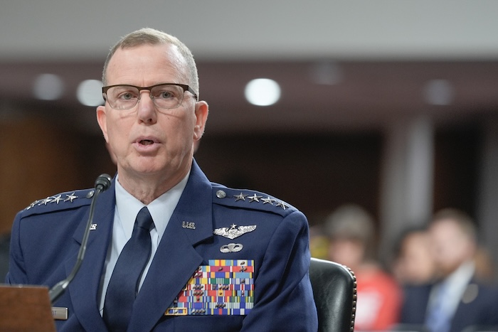 Senior military leader has received no orders about ‘the enemy within’ over National Guard deployments