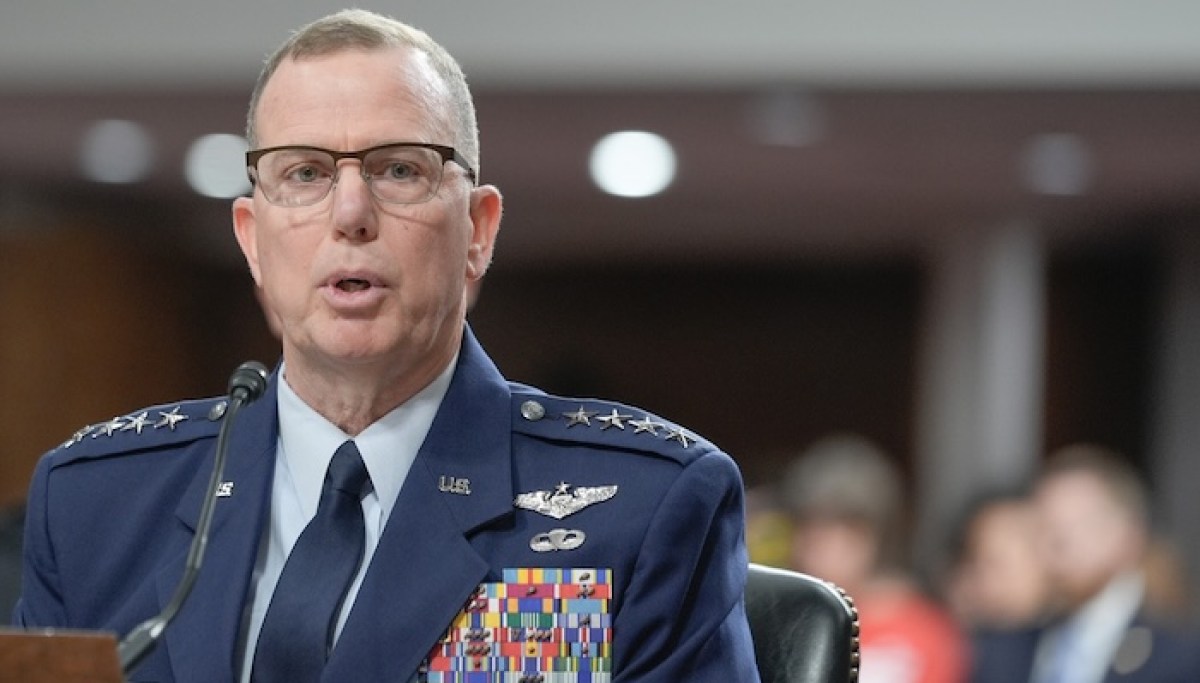 Senior military leader has received no orders about ‘the enemy within’ over National Guard deployments