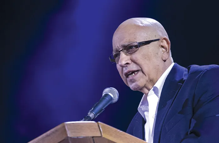 Former director of the Mossad Meir Dagan on March 7, 2015 (JACK GUEZ/AFP via Getty Images)