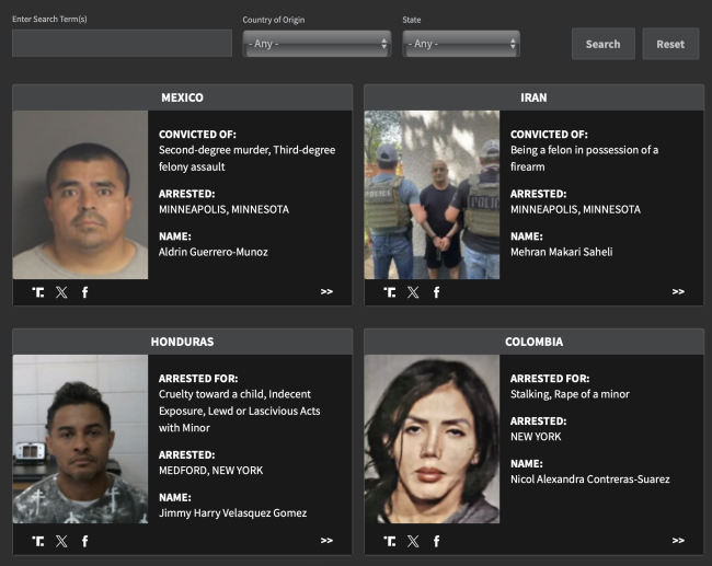 Screenshot: wow.dhs.gov