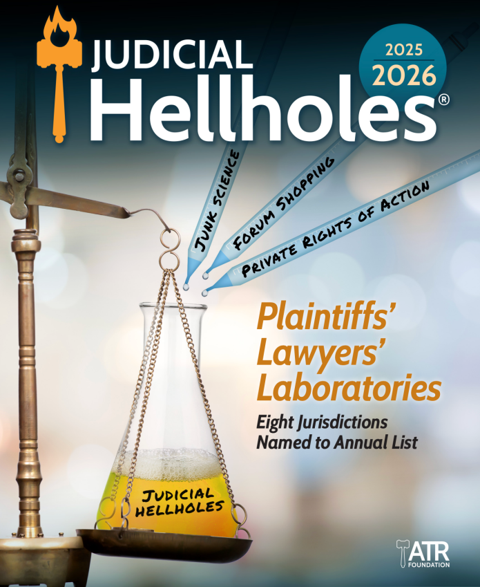 Los Angeles jumped into the top spot in the annual Judicial Hellhole report.