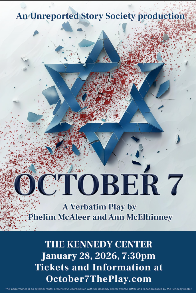 October 7, a verbatim play by Phelim McAleer and Ann McElhinney.