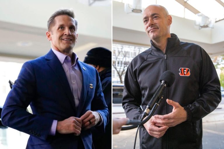 Collage of Reps. Rich McCormick (R-GA) and Greg Landsman (D-OH).