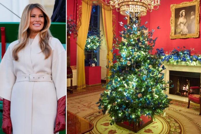 Melania Trump debuts White House 2025 Christmas theme