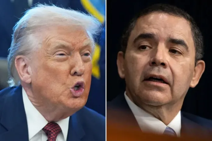 Trump rips Cuellar for running as Dem in reelection bid after pardon Trump rips Cuellar for running as Dem in reelection bid after pardon