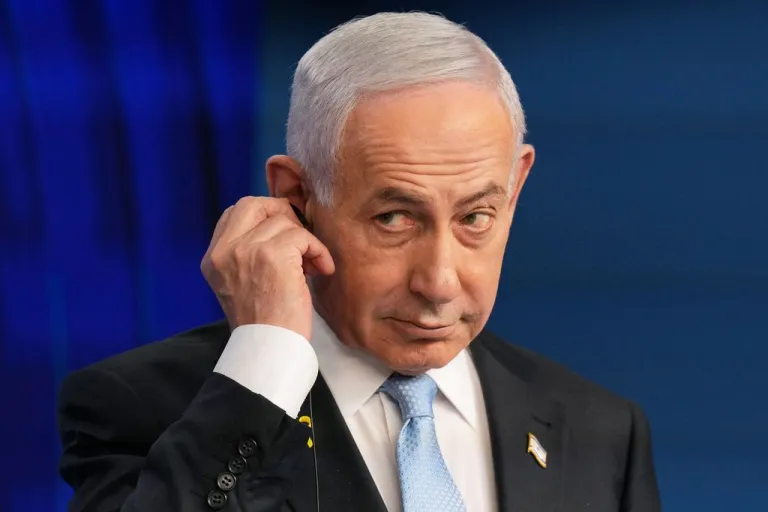 Israeli Prime Minister Benjamin Netanyahu at a press conference on Sunday, Dec. 7, 2025.