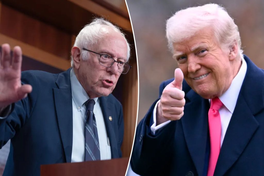 washingtonexaminer.com - Sydney Topf - Bernie Sanders says Trump is lying after 'A+++++' rating on the economy