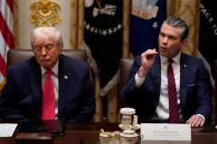 Hegseth hails Trump as ‘true and rightful heir’ of Ronald Reagan at defense forum