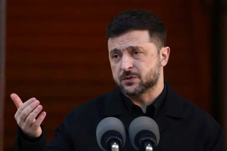 Ukrainian President Volodymyr Zelensky.