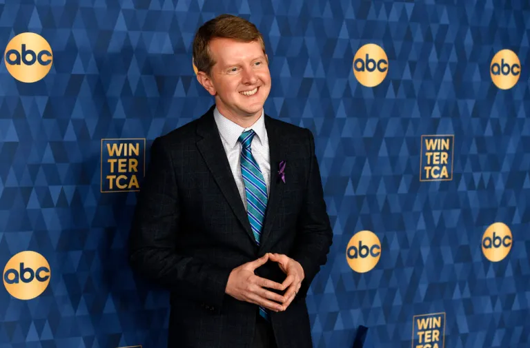 Ken Jennings on a red carpet