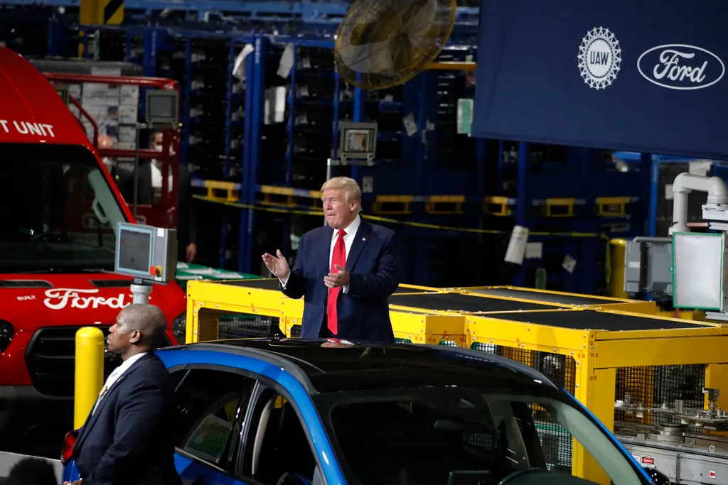 Trump hypes robots as ‘big factor’ as Ford struggles to fill thousands of vacancies