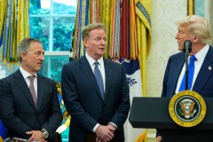 Trump to meet with MLB, NBA, NFL, and NHL commissioners over America 250 plans