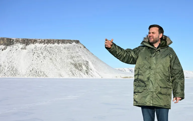 Vice President JD Vance tours Pituffik Space Base, in Greenland