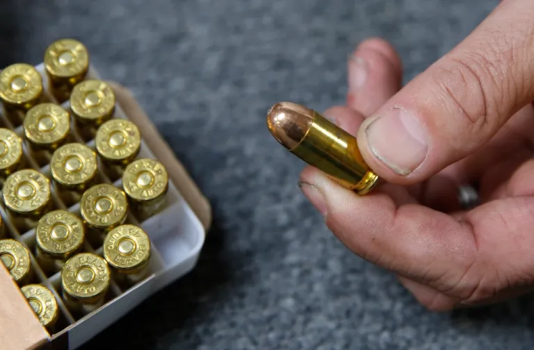 .45-caliber ammunition.