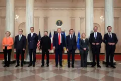 Trump says US will always support NATO despite plans to invade or buy Greenland