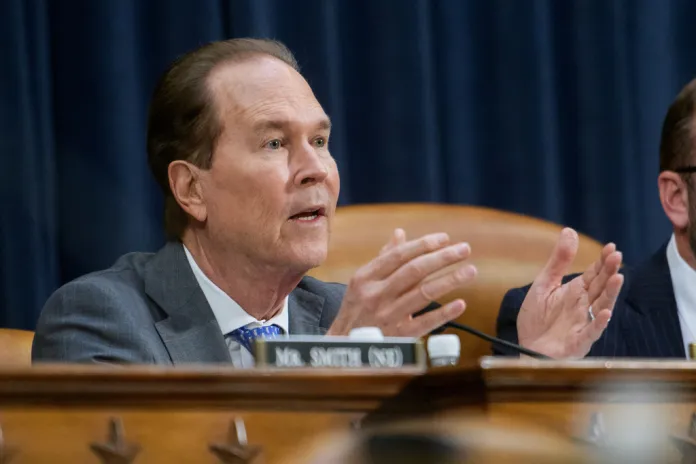 Rep. Vern Buchanan (R-FL) asks questions during a House Committee hearing on Capitol Hill.