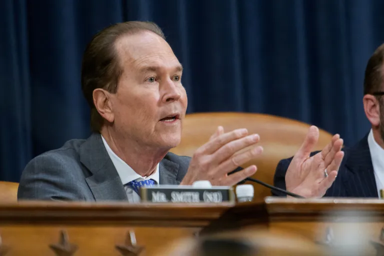 Rep. Vern Buchanan (R-FL) asks questions during a House Committee hearing on Capitol Hill.