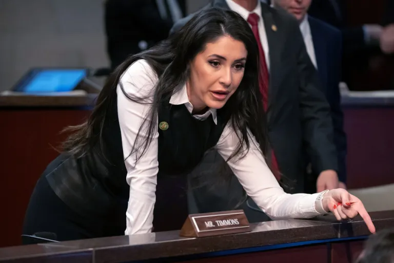 Rep. Anna Paulina Luna (R-FL) speaks before a hearing of the House Committee on Oversight and Government Reform on Capitol Hill.