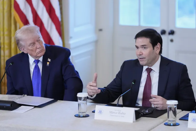 President Donald Trump and Secretary of State Marco Rubio.