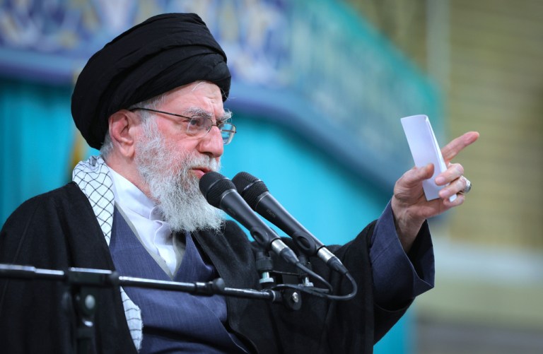 Iranian Supreme Leader Ali Khamenei.