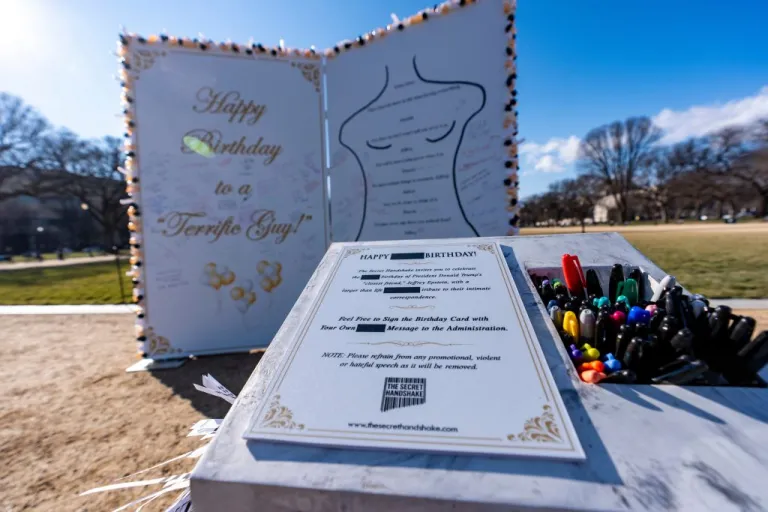 Epstein birthday card.