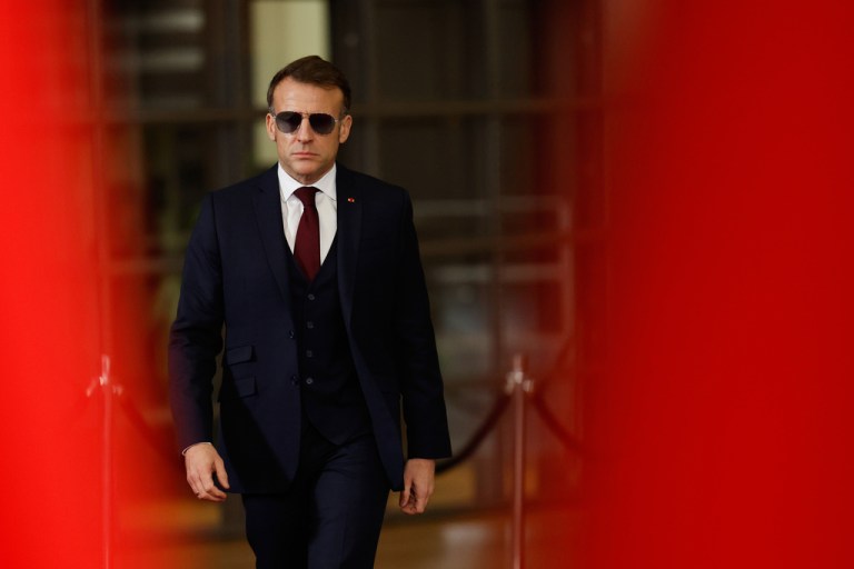 French President Emmanuel Macron.