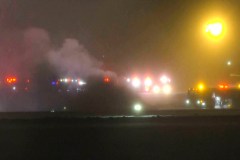 Private jet with eight aboard crashes on takeoff in Maine, FAA says