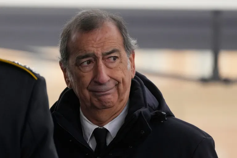 Milan's mayor Giuseppe Sala attends Milan Cortina 2026 Winter Olympics cauldron lighting, in front of the Quirinale Presidential Palace, in Rome, Friday Dec. 5, 2025.