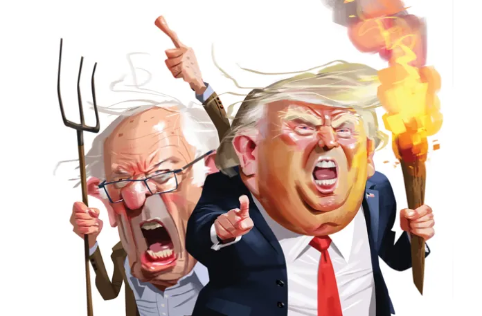 (Illustration by Dean MacAdam for the Washington Examiner) Populism feature