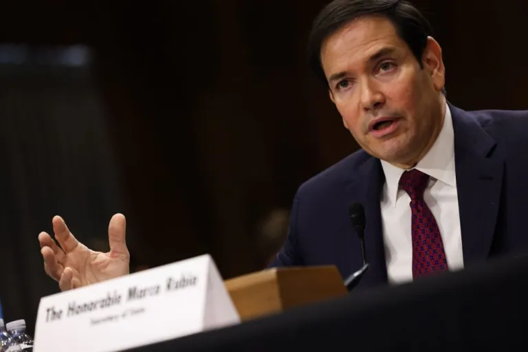 Secretary of State Marco Rubio testifies before the Senate Foreign Relations Committee.