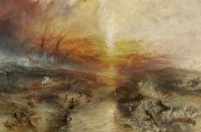 J.M.W. Turner, The Slave Ship (1840), Museum of Fine Arts, Boston.