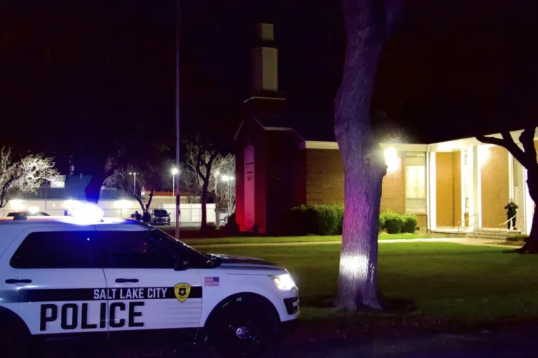 5 of 6 | Police respond to a fatal shooting in a parking lot of The Church of Jesus Christ of Latter-day Saints in Salt Lake City on Wednesday, Jan. 7, 2025.