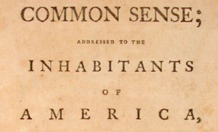 Copy of Thomas Paine's 