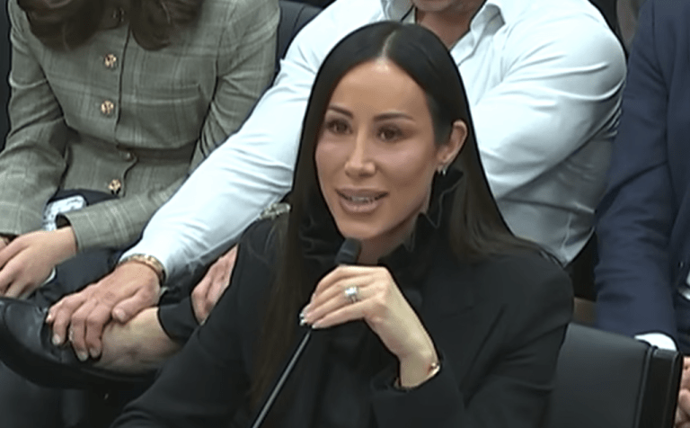 Angie Katsanevas testifies before the House Small Business Committee.