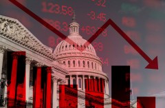 The federal government booked a $1.8 trillion deficit last year