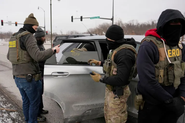 ICE officers in Minnesota.