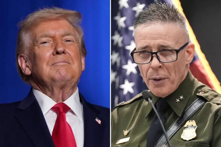 Donald Trump and Gregory Bovino