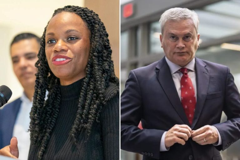 Rep. Summer Lee (D-PA) and House Oversight Chairman James Comer (R-KY)