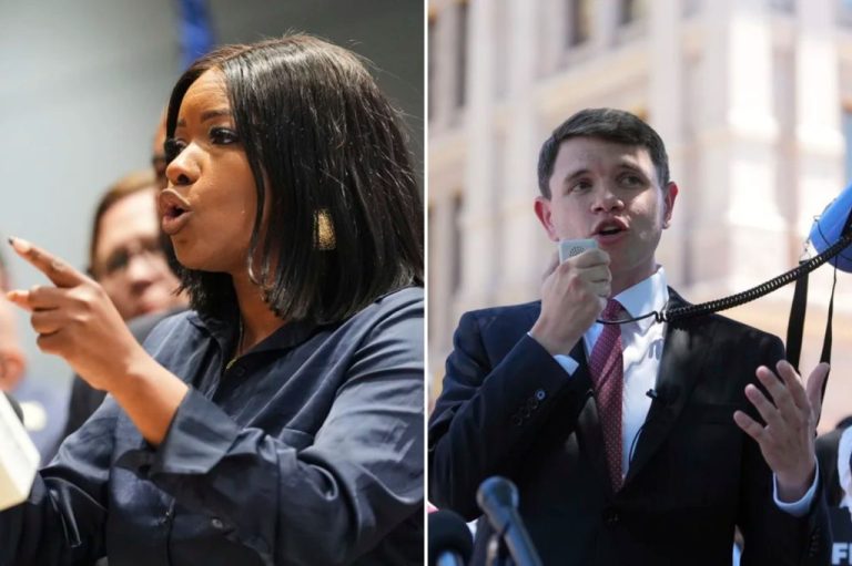 Rep. Jasmine Crockett and state Rep. James Talarico 